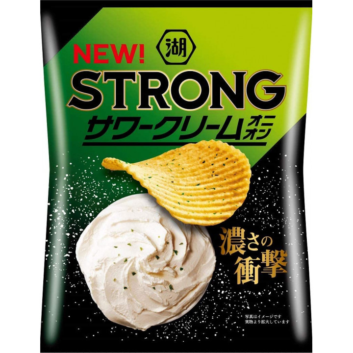 KOIKEYA - STRONG Chips Crème Aigre & Oignon 63g