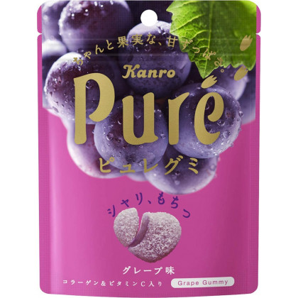 KANRO - Puré Grape Gummies 56g