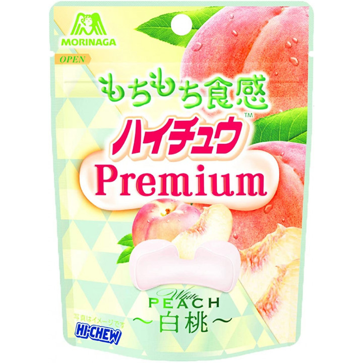 MORINAGA - HI-CHEW Premium - White Peach Gummies 35g