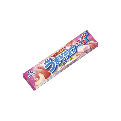 MORINAGA - HI-CHEW - Umaichuu Peach Gummies x12