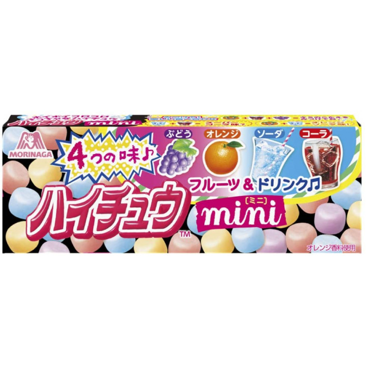 MORINAGA - HI-CHEW mini - Grape, Orange, Soda & Cola Gummies 40g