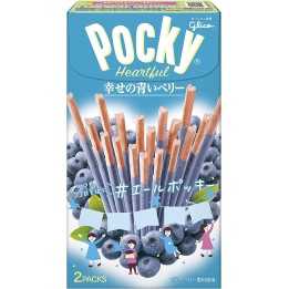 GLICO - Pocky Heartful - Myrtilles