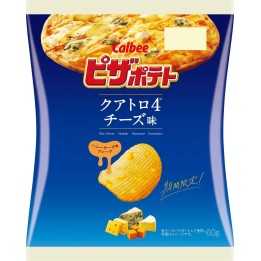 CALBEE - Pizza Potato Chips - Four Cheeses & Honey 60g