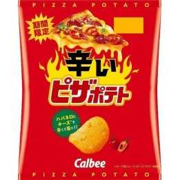 CALBEE - Spicy Pizza Potato Chips 60g