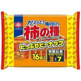 KAMEDA SEIKA - Crackers de Riz Kaki no Tane 16 sachets de 35g