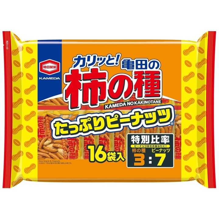 KAMEDA SEIKA - Crackers de Riz Kaki no Tane 16 sachets de 35g
