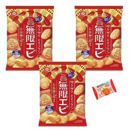 KAMEDA SEIKA - Crackers de Riz Goût Crevette - Mugen Ebi 83g
