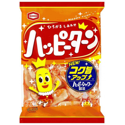 KAMEDA SEIKA - Rice Crackers Happy Turn 108g