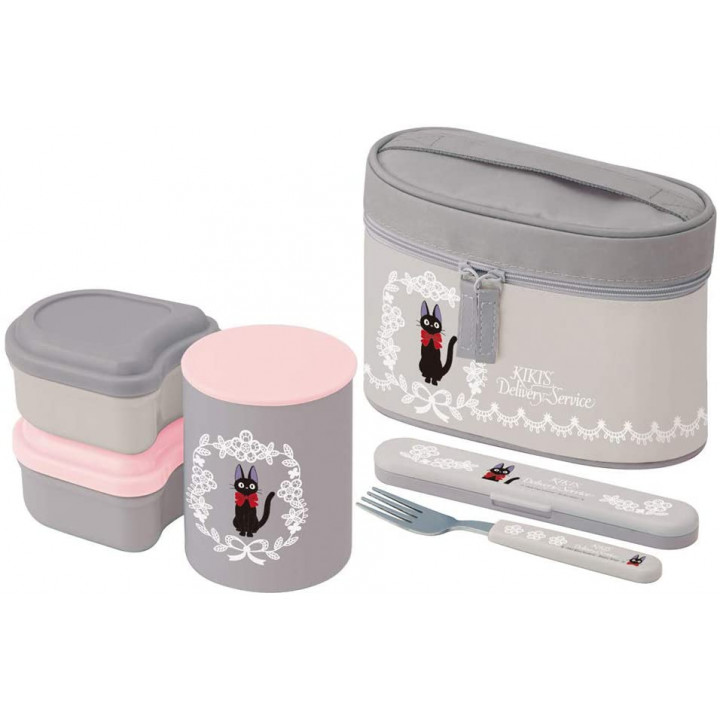 SKATER - GHIBLI Kiki's Delivery Service Bento Set - Boxes, Fork & Bag KCLJC6-A