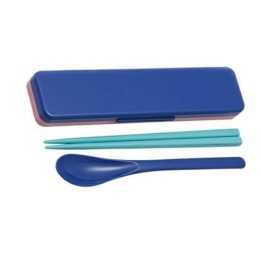 SKATER - Baguettes et Cuillère à Bento Bleues & Roses CCS3SAAG