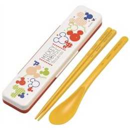 SKATER - DISNEY Mickey - Baguettes et Cuillère à Bento CCS3SA-A