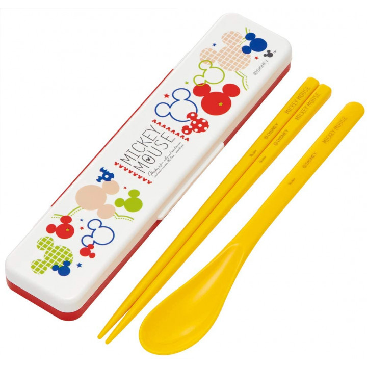 SKATER - DISNEY Mickey - Bento Chopsticks & Spoon CCS3SA-A