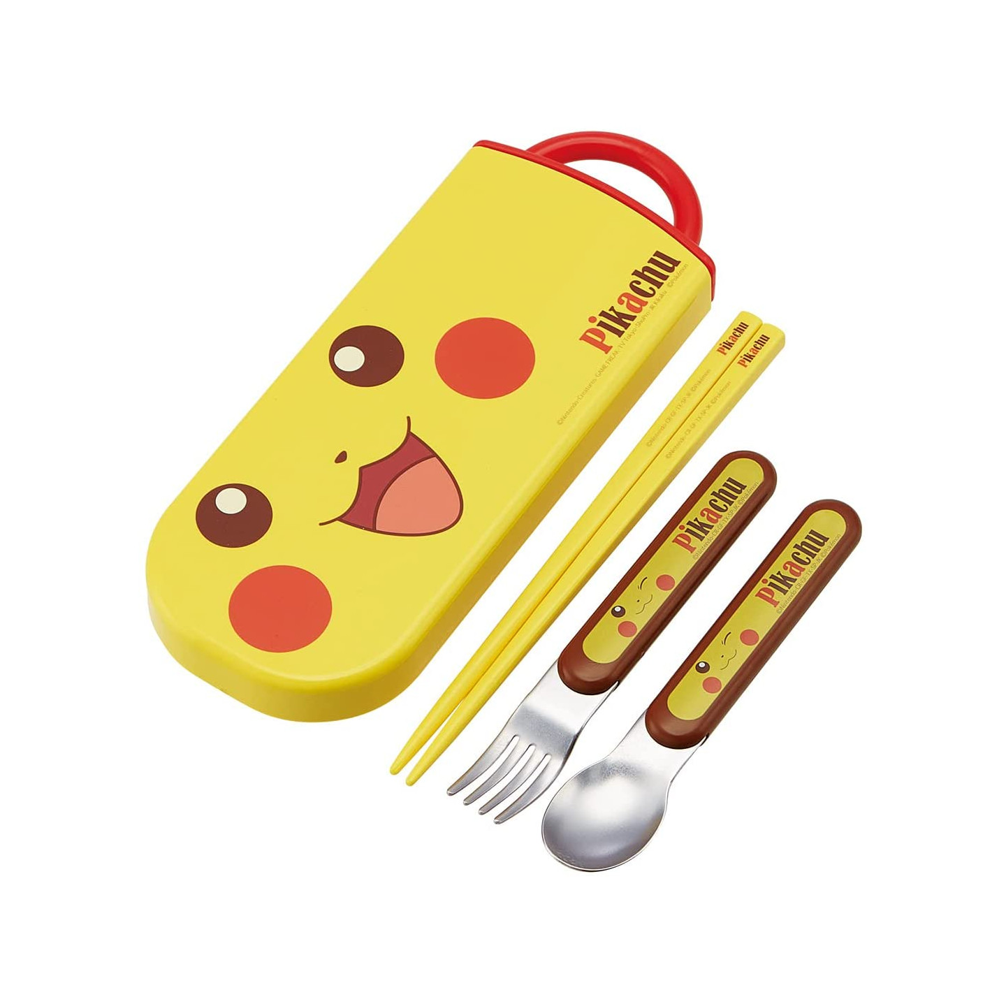 Moonwareusa Japan Skater Yellow Pokemon Series Chopsticks W Case