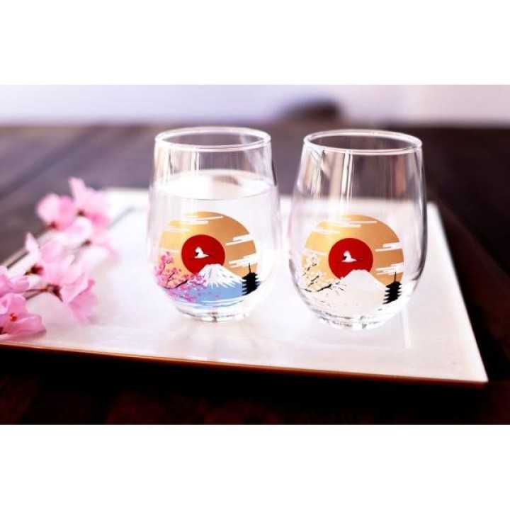 MARUMO TAKAGI - Verres Magiques - Cerisiers en fleurs…