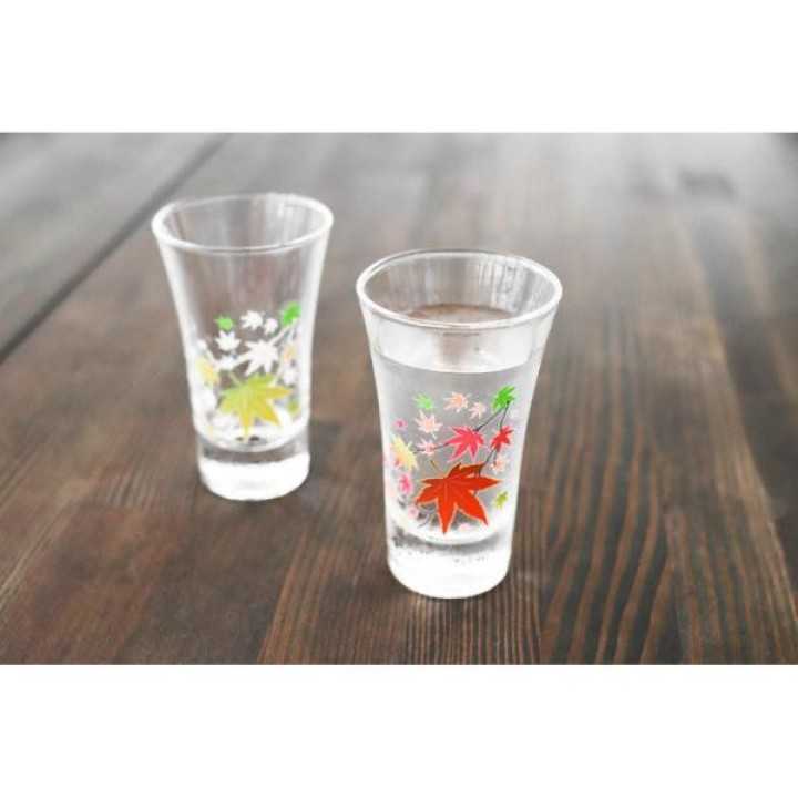 MARUMO TAKAGI - Verres Magiques à Sake - Automne Momiji (feuilles d'érable)