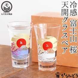 MARUMO TAKAGI - Verres à Sake Magiques - Cerisiers en fleurs (sakura) & Mont Fuji
