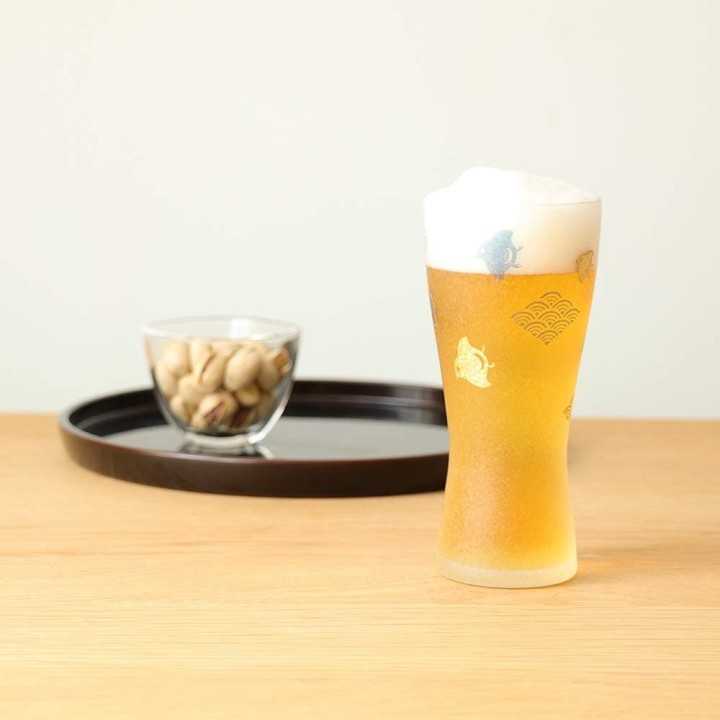 ADERIA - Verre à Bière - Vagues & Oiseaux (Nami Chidori)…