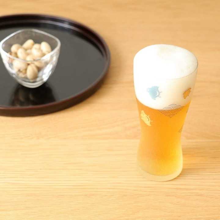 ADERIA - Verre à Bière - Vagues & Oiseaux (Nami Chidori)…