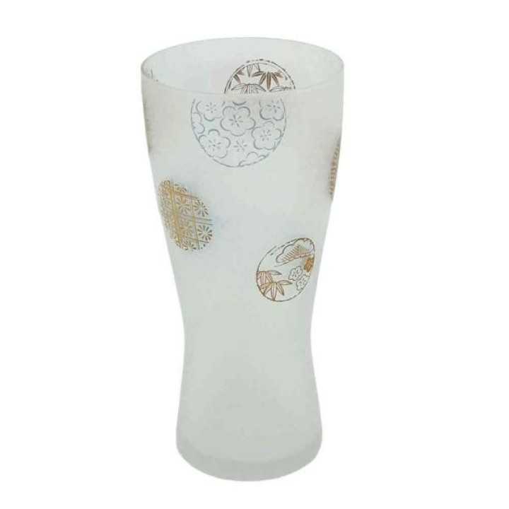 ADERIA - Beer Glass - Japanese Patterns (Marumon) 6593