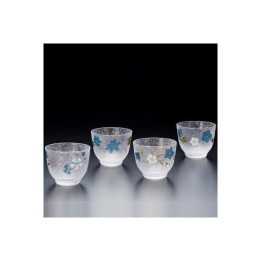 ADERIA - Verres à Thé - Les Quatre Saisons du Japon S-6249