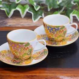 INO SEIHOU - Tasses à Café & Coupelles en Kutani-Yaki