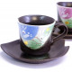 INO SEIHOU - Kutani-Yaki Coffee Cups & Dishes