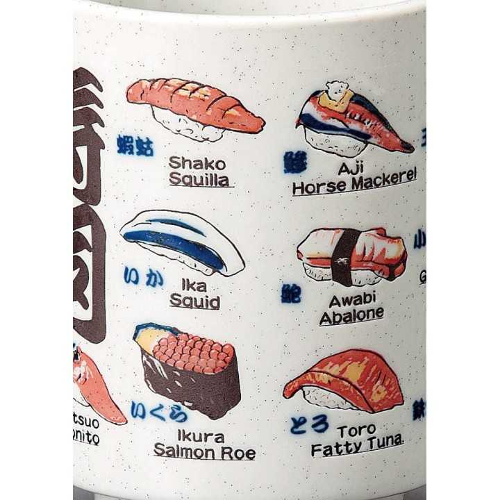 YAMASA-SAKAI - SOBOUGAMA Tea Cup - Sushi | Cookingsan