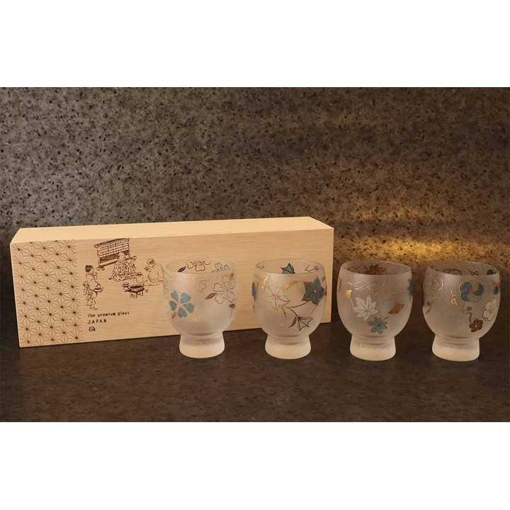 ADERIA - Verres à Sake - Les Quatre Saisons du Japon S-6243