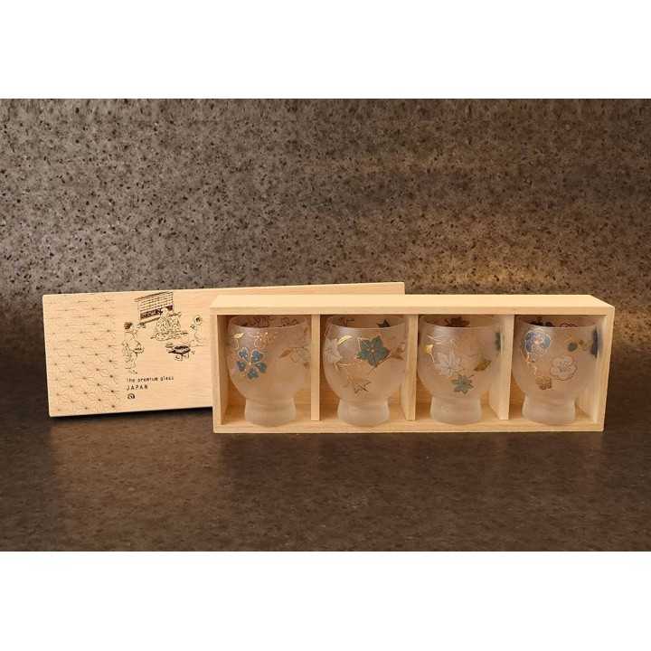 ADERIA - Verres à Sake - Les Quatre Saisons du Japon S-6243
