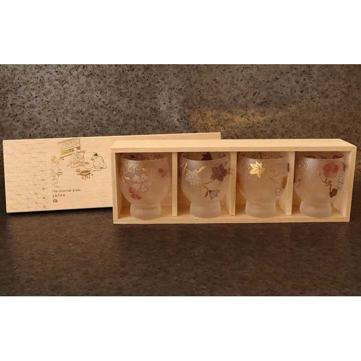 Verres à Sake - Les Quatre Saisons du Japon | Cookingsan.com