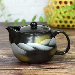 INO SEIHOU - Kutani-Yaki Tea Pot & Infuser - Mountain Range