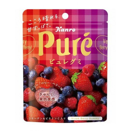 KANRO - Puré Berries Gummies 56g