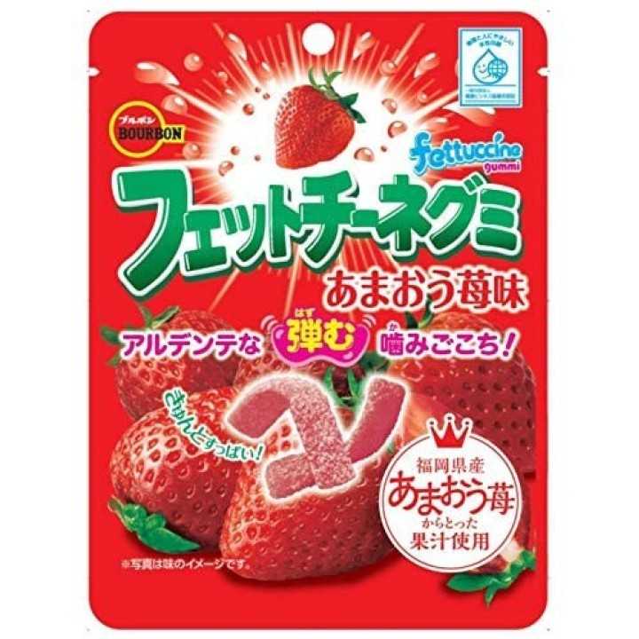 BOURBON - Fettuccine - Bonbons à la Fraise 50g
