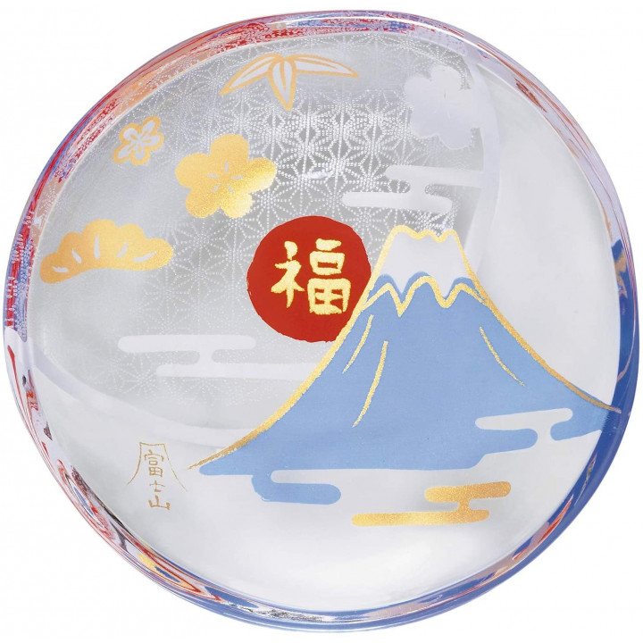 ADERIA - Small Plate Mount Fuji 6069
