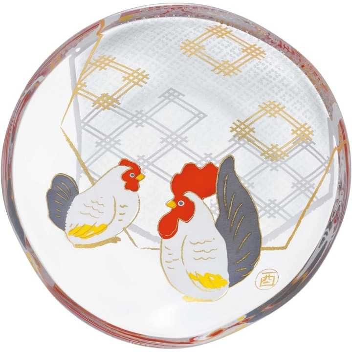 ADERIA - Petite Assiette Signes du Zodiaque - Le Coq 6010