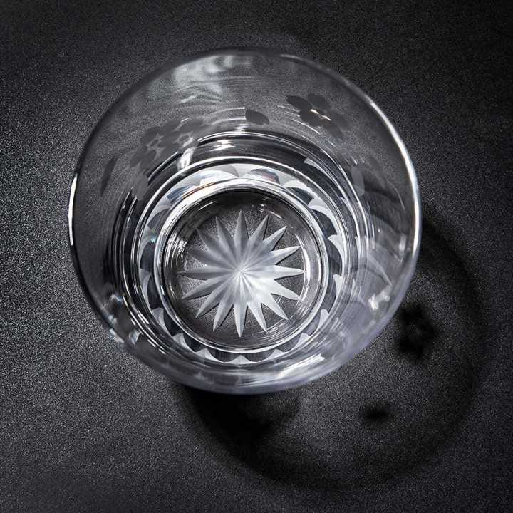 Verres Mont Fuji (Edo Kiriko) | Cookingsan.com