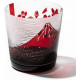 TABURO - Red Glass Hokusai (Edo Kiriko) TB022-204R