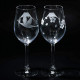TABURO - Wine Glasses Mount Fuji (Edo Kiriko) TB0080-32/0080-33