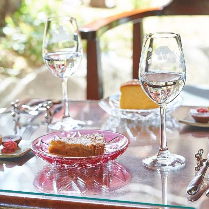 Wine Glasses Mount Fuji (Edo Kiriko) | Cookingsan.com