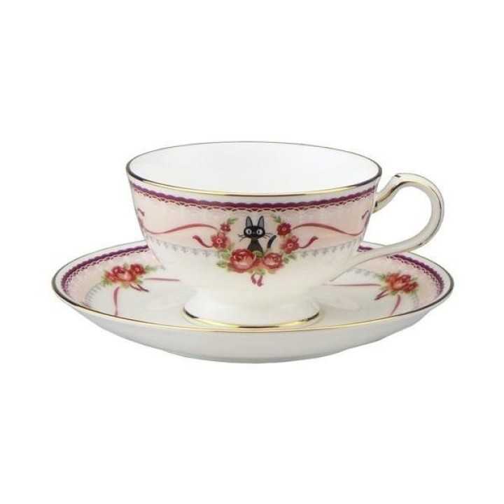 NORITAKE - GHIBLI Kiki la Petite Sorcière - Tasse & Coupelle Roses MJ97221/H-612L