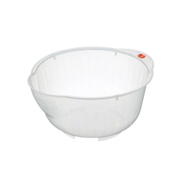 Inomata Japanische Reis-Waschschüssel mit Sieb 2 Liter