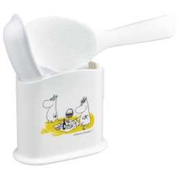 SKATER - MOOMINS Cuillère à Riz (Shamoji) & sa Boîte de Rangement SMS1-A
