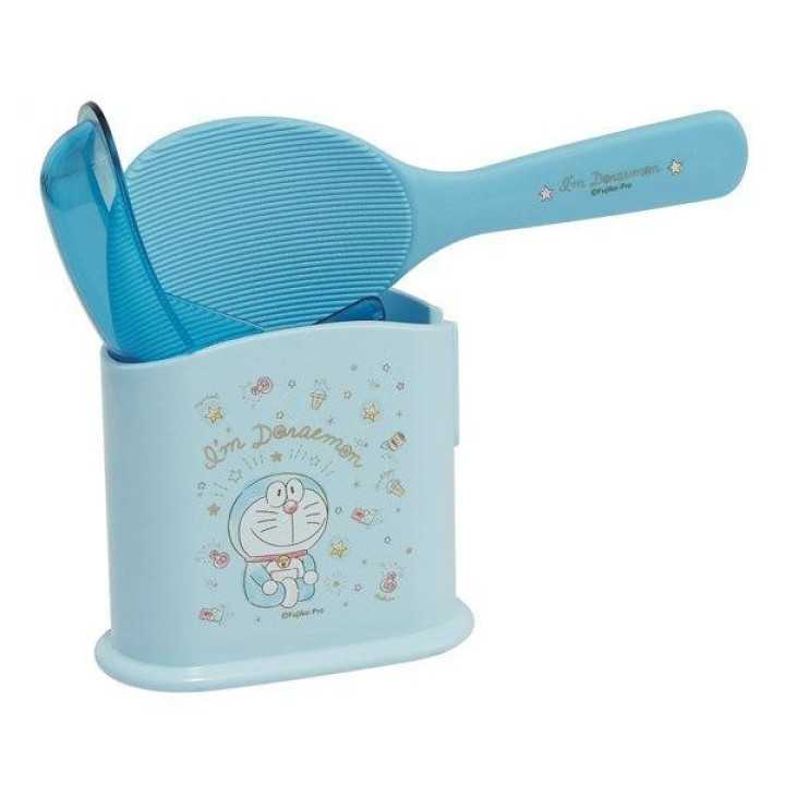 SKATER - DORAEMON Cuillère à Riz (Shamoji) & sa Boîte de Rangement SMS1-A