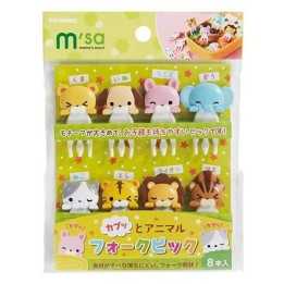 TORUNE - Animal Food Picks for Bento x8
