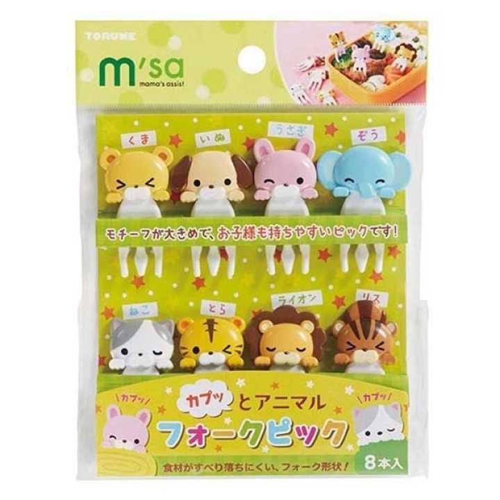 TORUNE - Piques Animaux pour Bento x8