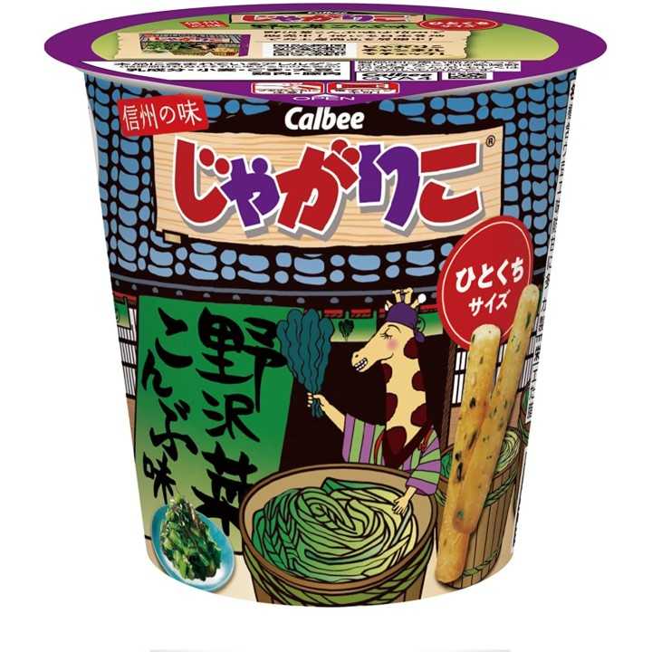 CALBEE - JAGARIKO Nozawana & Konbu 58g