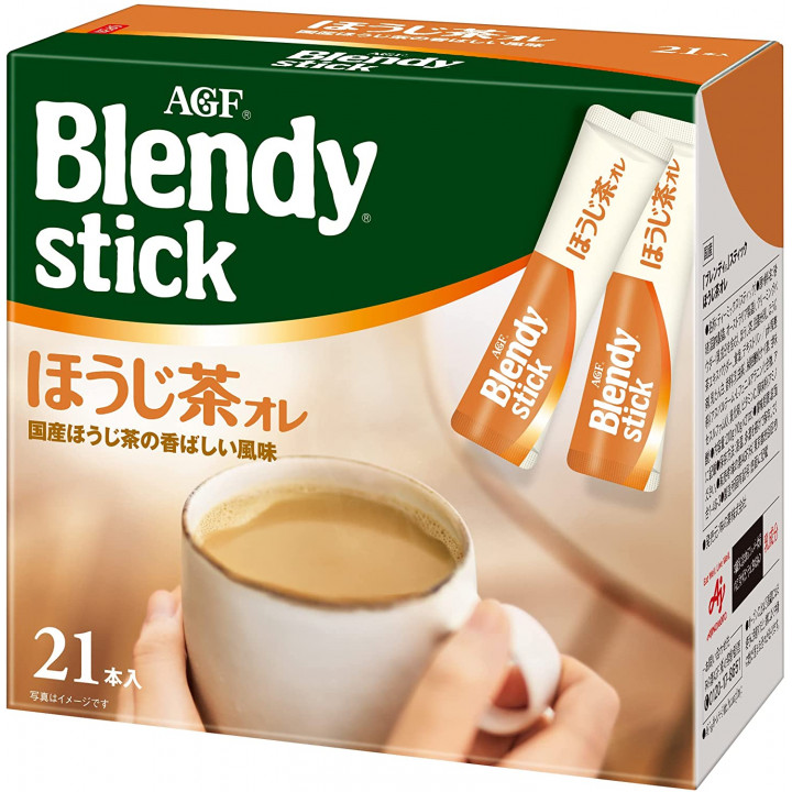AJINOMOTO - AGF Milk Roasted Green Tea (houjicha) - 21 Sticks
