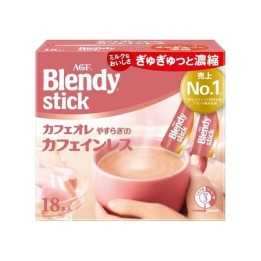 AJINOMOTO - AGF Café au Lait Décaféiné - 21 Sticks