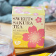 TEA BOUTIQUE - SWEET SAKURA TEA Thé Vert Torréfié Sakura - 10 sachets