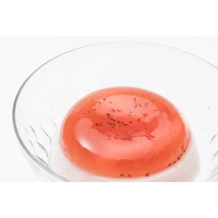 Puddings au Lait & Gelée à la Fraise | Cookingsan.com